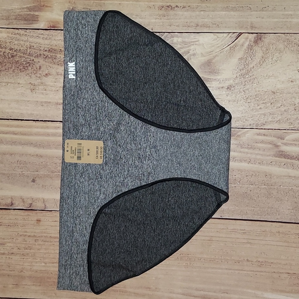 NWT Pink VS Bikini Panty Grey Size Medium